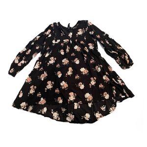 Forever 21 Black and Pink Floral Mini Dress